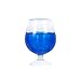 Tomaibaby Verre à Vin Accessoires de Farce Poisson D'avril Farce Fête de Verre à Vin Farce Tasses à Vin Accessoires Accessoires Délicats pour La Fête Au Bar (Bleu)