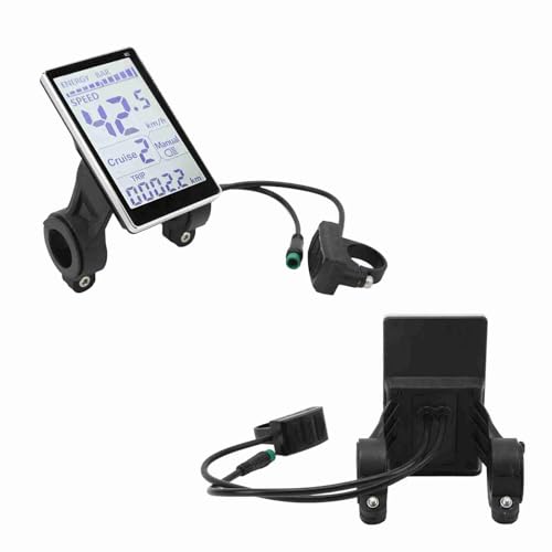 Computer Per Bicicletta Elettrica, Display LCD, 5 Pin Universale, 24V-60V, Per Uso Urbano E Fitness, Misurazione Dati Precisa