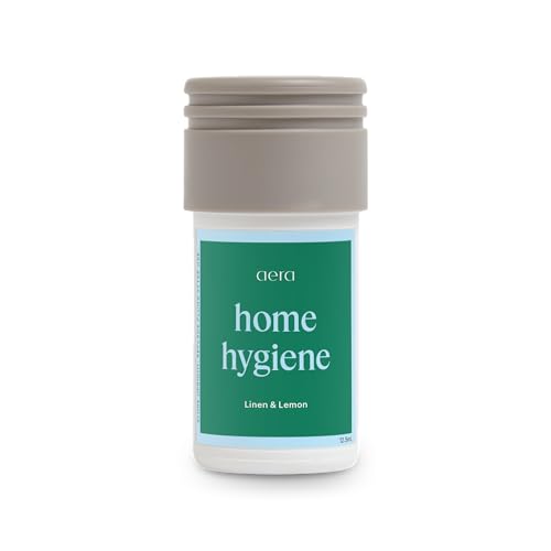 Aera Mini Home Hygiene Linen and Lemon Home Fragrance Scent Refill - Notes of Lemon Peel, Copaiba and Pine - Works with Aera Mini Diffuser, Mini Scent Capsule Size