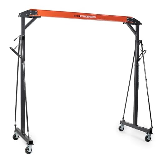 Titan 1-Ton Adjustable Gantry Crane