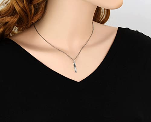 Two Cups Sterling Silver Moon Phase Necklace • Lunar Necklace • Moon Jewelry • Full Moon • Crescent Moon • Small Celestial Pendant • Antiqued Sterling Silver Chain4