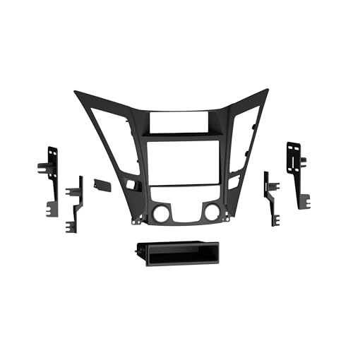 Metra 99-7343 Single/Double DIN Stereo Installation Dash Kit Fits 2011 Hyundai Sonata Limited (w/Out Factory NAV)