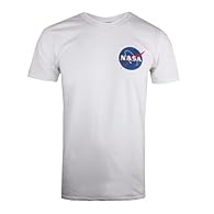 OFFICIAL LICENSED PRODUCT – Genuine NASA merchandise with original design. QUALITY - Made from high quality 100% cotton, this classic fit t-shirt features a crew neckline and short sleeves. Always true to size and machine washable, our products are d...