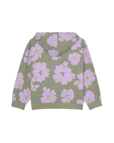 Sweat Roxy Twenty Five Miles à capuche zippé couleur vert taille 10 ans - 4