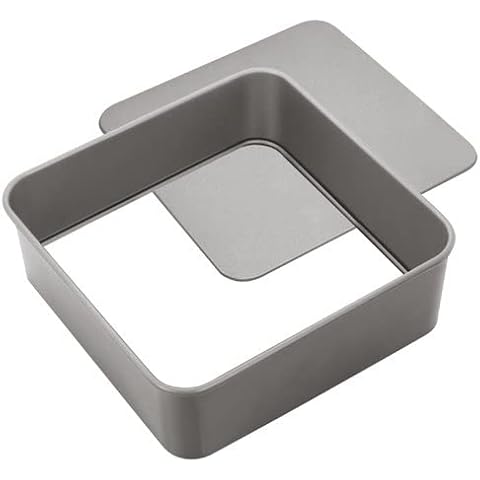 Judge JB33 Non-Stick Square 9" Cake Tin with Loose Base, Dishwasher Safe 23cm x 23cm x 8cm - 5 Year Guarantee Cover
