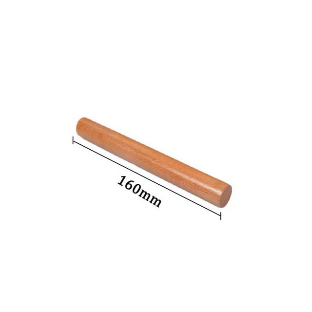 Rodillo de madera para hornear, rodillo de repostería en relieve para manualidades de pasteles, herramienta de cocina ideal para masa, galletas y pastelería