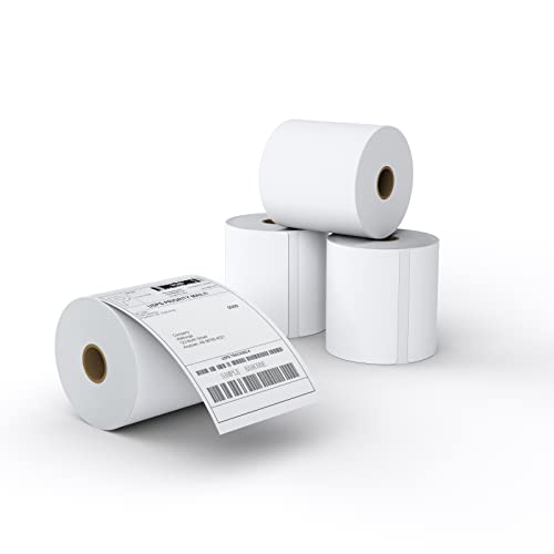 Mflabel® 4 Rolls Of 450 Direct Thermal Shipping Labels 4X6 For Zebra 2844 Zp-450 Zp-500 Zp-505 #TOP7