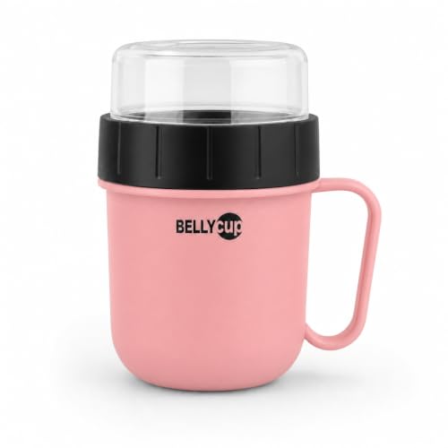 Produktfoto von fenchi's AUSTRIA BellyCup Müslibecher für Kinder 750 ml mit Henkel – Rosa