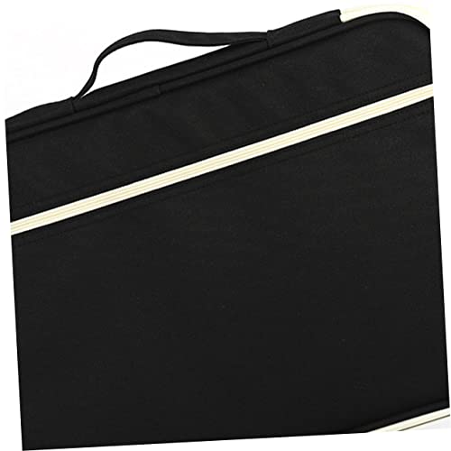 Homoyoyo Portable Document Bag Portfolio Organizer Zipper Briefcase Business Storage Case File Holder for Men Women School Business Trip Outdoor4