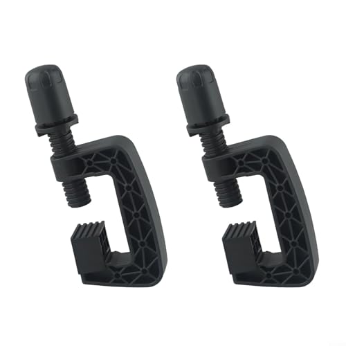 HEIBTENY 2 abrazaderas de fijación para volante Logitech G25 G27 G29 G920 G923, tornillo de clip de abrazadera fija de repuesto, para montaje seguro de volante de carreras accesorio de repuesto (2