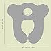 Baby Travel Pillow, Infant Kid's Cushion Soft and Skin Friendly for Car Seat, Pushchair and Stroller (Plush Grey)