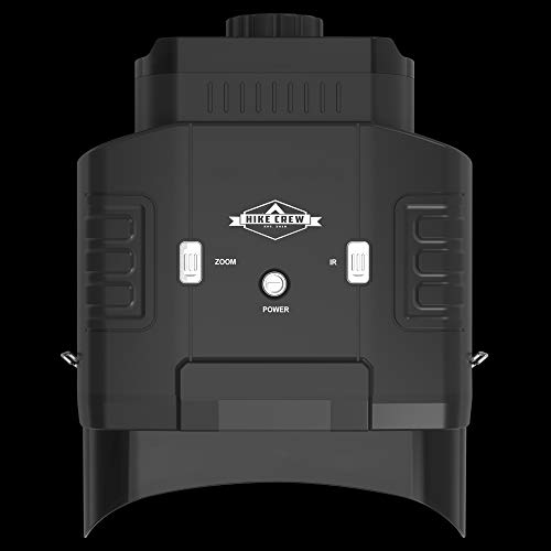 Hike Crew Digital Night Vision Binoculars, Large LCD Screen with 7 Levels of Brightness for 100% Darkness, 2X Digital Zoom, Infrared Night Goggles for Hunting