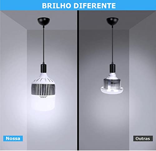 Lâmpada Bulbo de Led 150w E-Brilhante Branco Frio Economia de Energia