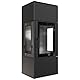 KRATKI Kaminofen aus Stahl Thor Black Ø 150 8 kW