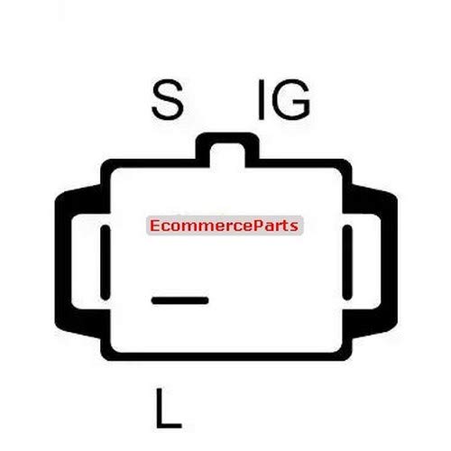 Alternatore 9145374916630 EcommerceParts Tensione: 12 V, Alternatore-Corrente carica: 50 A