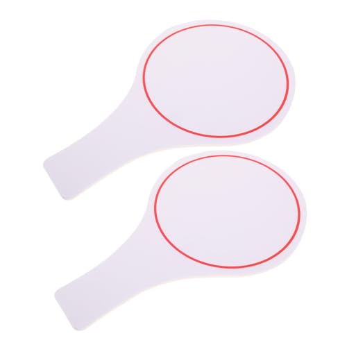 2 Piezas Marcador Portátil Reutilizable de Mano Rojo