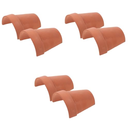 SUPVOX 3sets Bearded Dragon Hideout Turtle Basking Platform Reptile Cave Decor Turtle Tank Accessory Reptile Shelter 2pcs*3