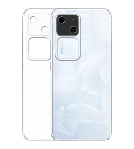 Image of Soft Silicone TPU Back Cover Compatible with Vivo S18 5G / V30