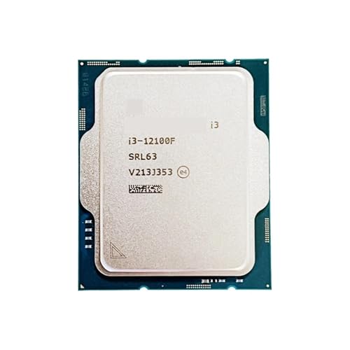 Processeur i3 12100F LGA 1700 3.3 GHz pour PC fixe