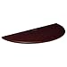 Balt Adjustable Flipper Half-Round Table Top, 48 by 24-Inch, Mahogany