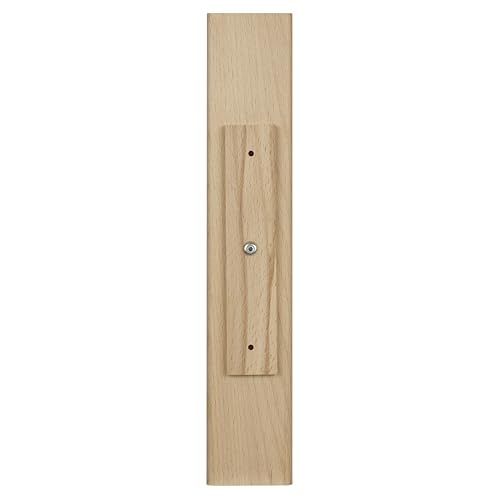 TFA Dostmann Sauna Sanduhr, 40.1046, aus Buche, Saunazubehör, 0 bis 30 Minuten, Braun-rot, L 52 x B 33 x H 286 mm – Ansicht 3