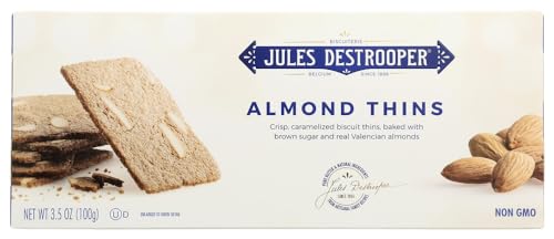 Jules Destrooper Almond Thins (100g) - Pack of 6