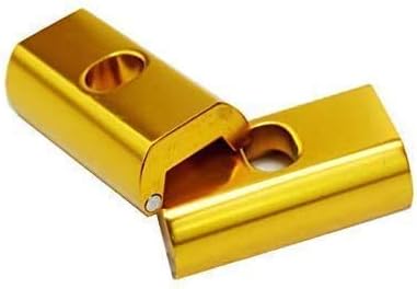 2 x Magnetic Hinge Clamp Plates For BROMPTON Clamp Levers in GOLD HING-CLAMP-GOL