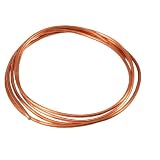 Jadeshay Tubo di Rame,2 Metri Lunghezza Tubo Rame Morbido Diametro Esterno 4 mm x Diametro Interno 3 mm Tubi di Rame Ad Alte Prestazioni per Condizionatore d'aria Impianto Idraulico di Refrigerazione