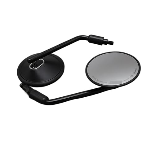 Retrovisors para espejos de moto redondos negros kit lateral universal de 8mm y 10mm 3