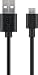 Produktbild Goobay Micro USB Lade- und Synchronisationskabel; Micro USB Lade- und Synchronisationskabel, Schwarz - für Android-Geräte, Schwarz