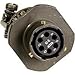 Itt Cannon Circular Connector Plug Size 16, 26 Position, Cable - KPSE01F16-26SW
