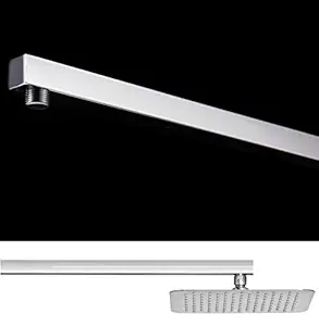 MARCOWARE Stainless Steel Shower arm with Wall Flange -21 INCHES