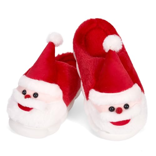 Top 10 Best Shoes for Christmas: Stylish Picks for Everyone 13 Bigzagger Christmas Slippers for Womens Mens, Christmas Womens House Slippers with Cute Christmas Tree Santa, Fuzzy Lightweight Slippers for Indoor Outdoor