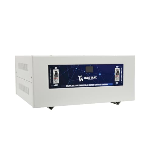 BLUETRAX 7.5 KVA 6000W Mainline Voltage Stabilizer | 90-500V Wide