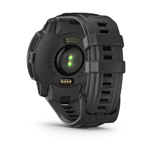Image of Garmin Instinct E, Rugged GPS Smartwatch, 45mm, Charcoal (Renewed)