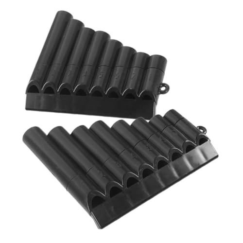 Toddmomy Abs 8-hole Pan Flutes Bamboo Musical Instrument for Boys and Girls Students Versatile Learning Tool