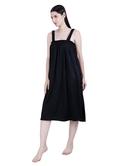 Black Cotton Facial Gown for Women & Girls - Salon & Personal Use-image-47
