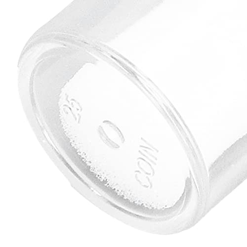 Tubos de almacenamiento redondos transparentes 10 piezas miniatura 7