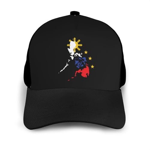 Map of Philippines Unisex Classic Adjustable Curved Brim Baseball Cap, Trucker Hat3