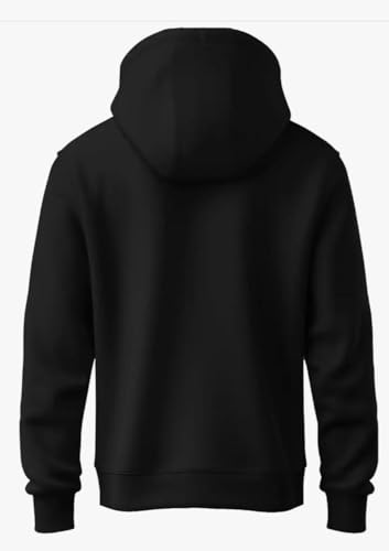 Image of MOONSHINE Printed Anime Cotton Fleece Hoodie, Black, Kids