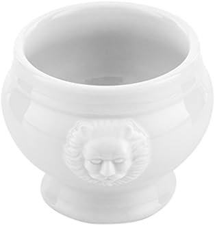 Porcelain Soup Bowl, Porcelain Soup Cup - Lions Head Bowl - 6 Ounce - 10ct Box - Restaurantware