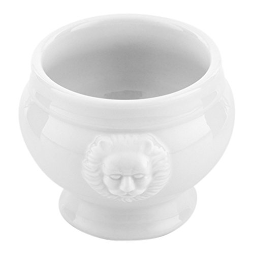 Porcelain Soup Bowl, Porcelain Soup Cup - Lions Head Bowl - 6 Ounce - 10ct Box - Restaurantware
