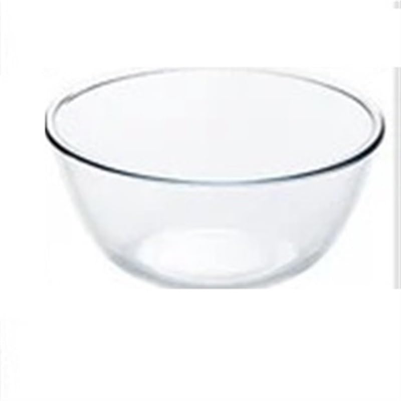 Rührschüssel-Set aus Glas, Salat-Servierschüssel, ofenfest, transparent, Trifle-Punschschale for Backen, Mischen, Servieren von Desserts, langlebig, kratzfest, unverzichtbar for die Küche(2100ML)