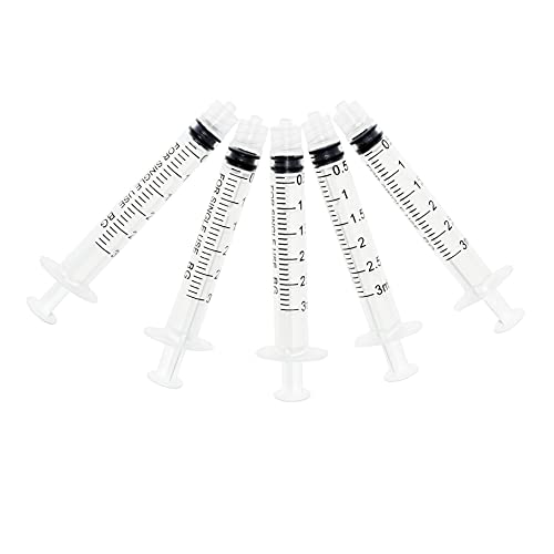 Karlling Pack of 5 X 3 ml 3cc Syringes Without Needle