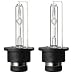 Lumenon HID Xenon Conversion Headlight Replacement Bulbs 1 pair (D2 D2S D2R D2C, 6000k Diamond White)