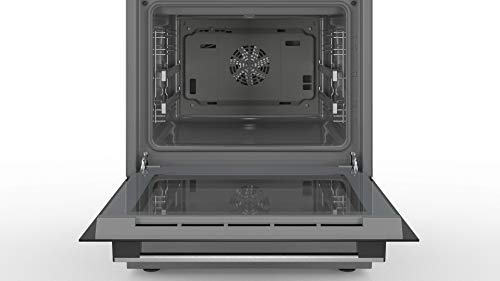 Bosch HKR39C250 Serie 4 Elektrische staande kookplaat, 60 cm breed, EcoClean Direct reinigingshulp, 3D-heteluchtbakken op 3 niveaus, led-displaybediening, uitbreidbare kookzone voor groot kookgerei - Image 3