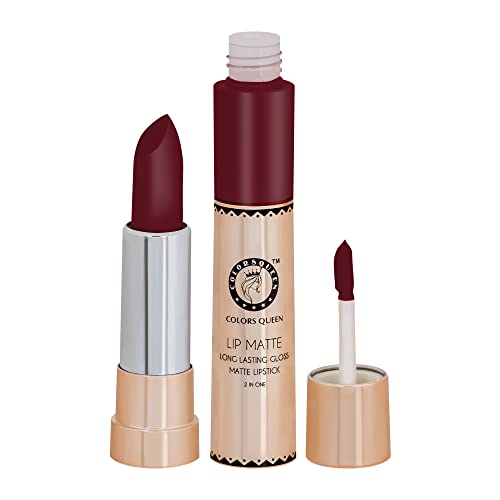 Image of Colors Queen 2 in 1 Matte Lipstick | Lip Matte | Long Lasting Gloss, Waterproof, Non Transferable | (27 - Onion)