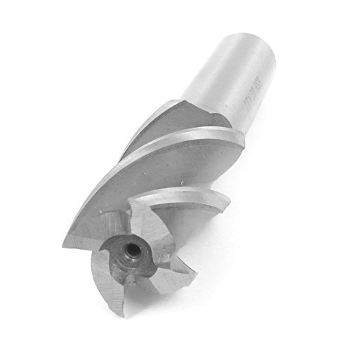 Image of uxcell 20mmx27mmx45mmx121mm Machining Cutting Tool Helical Groove 4 Flute Straight Shank Milling Cutter End Mill