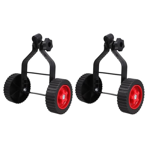 Roues auxiliaires de tondeuse universelles 27x245x125cm anti-vibration - 2