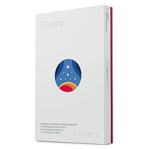 Image of Seagate Starfield Special Edition Game Drive 2TB External Hard Drive HDD - USB 3.2 Gen 1, Custom RGB LED, 3 Year Rescue Services (STMJ2000400)